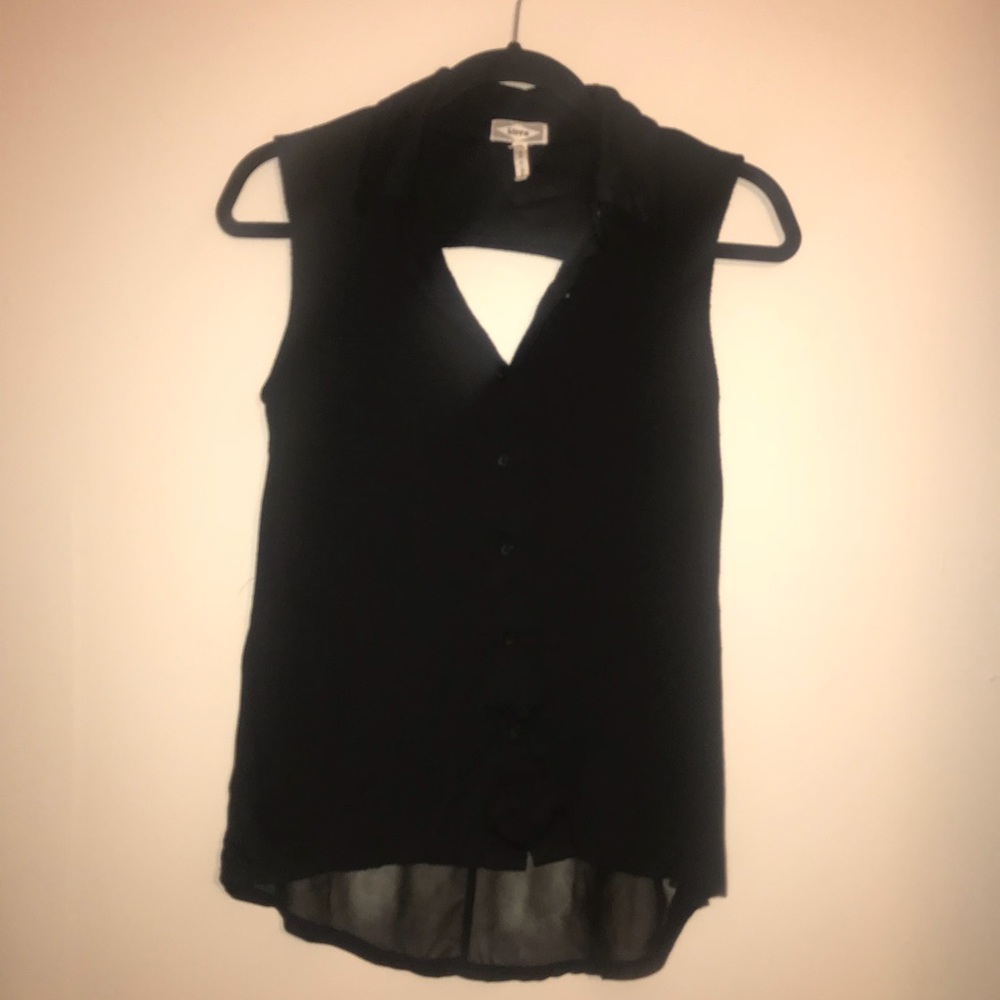 ⚫️ Kirra black high low button up ⚫️
